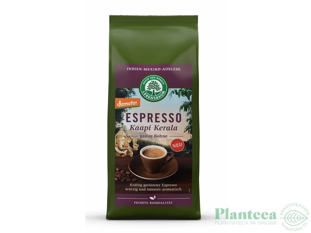 Cafea boabe espresso Kaapi Kerala eco 250g - LEBENSBAUM