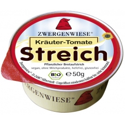 Pate vegetal fl soarelui tomate verdeturi 50g - ZWERGENWIESE