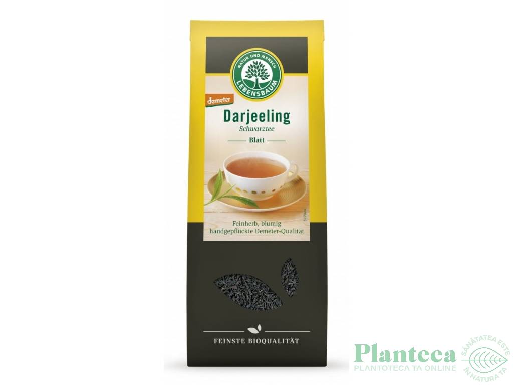 Ceai negru darjeeling eco 100g - LEBENSBAUM