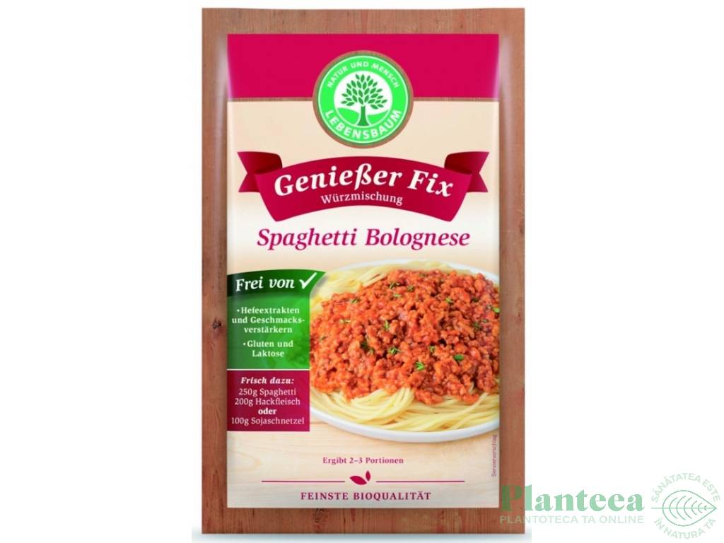 Dressing pt spaghete bologneze eco 37g - LEBENSBAUM