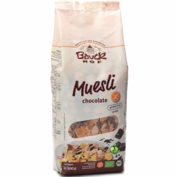 Musli crocant ciocolata neagra fara gluten eco 300g - BAUCK HOF