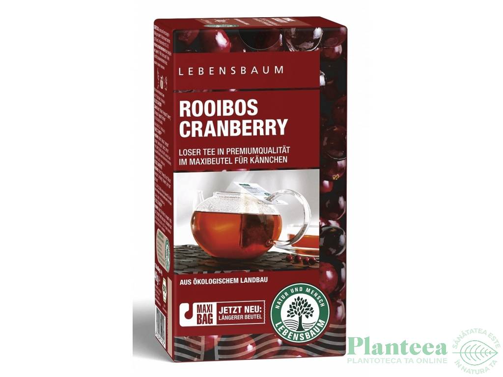 Ceai rooibos merisor eco 12dz - LEBENSBAUM