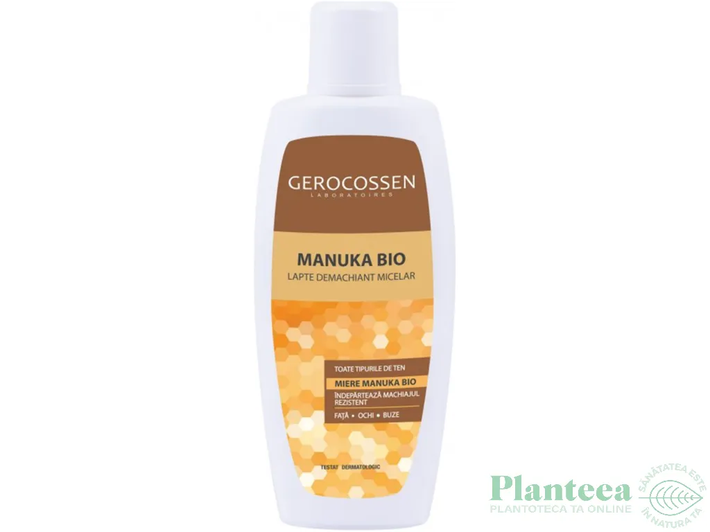 Lapte demachiant micelar Manuka Bio 200ml - GEROCOSSEN