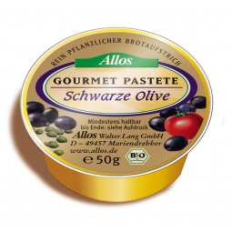 Pate vegetal masline negre 50g - ALLOS