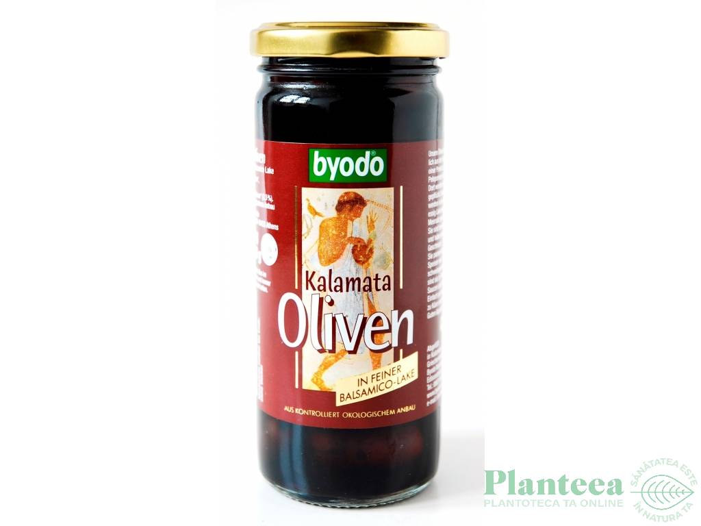 Masline kalamata cu samburi otet balsamic 230g - BYODO