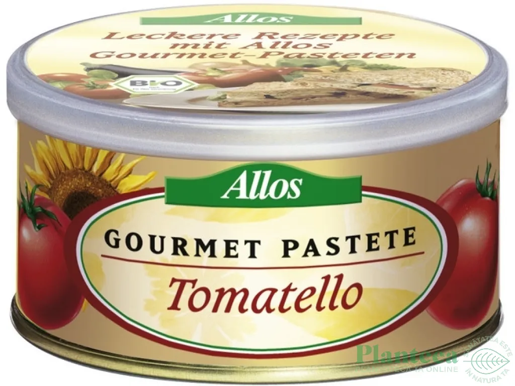 Pate vegetal tomate 125g - ALLOS