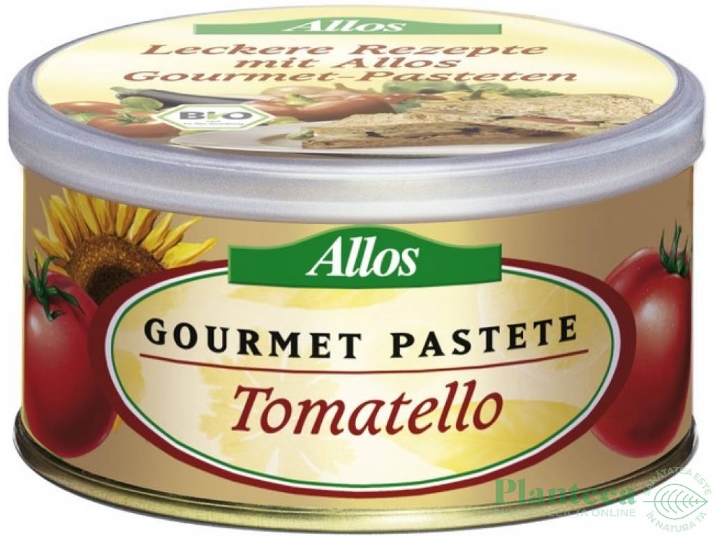 Pate vegetal tomate 125g - ALLOS