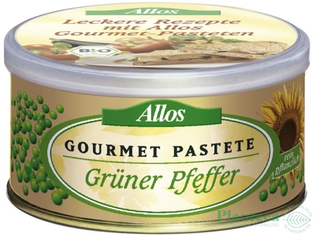 Pate vegetal piper verde 125g - ALLOS