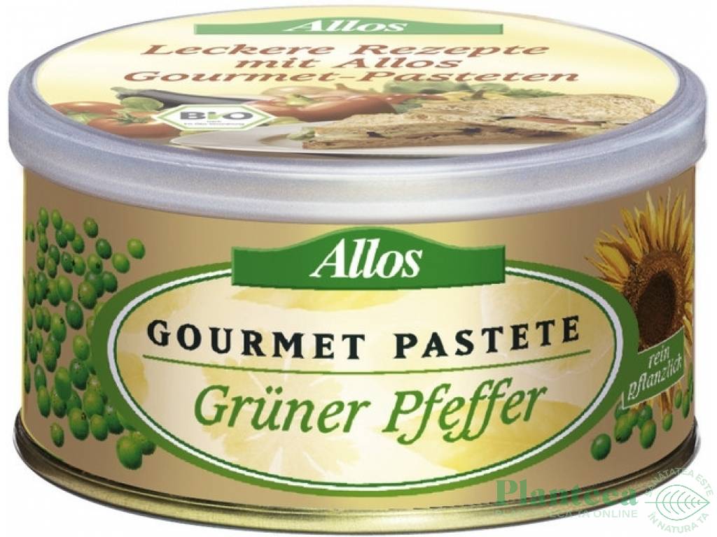 Pate vegetal piper verde 125g - ALLOS