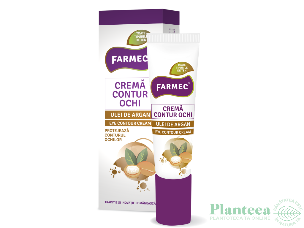 Crema contur ochi ulei argan 15ml - FARMEC