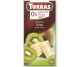 Ciocolata alba kiwi fara zahar fara gluten 75g - TORRAS