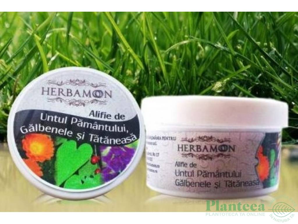 Crema untul pamantului galbenele tataneasa 50g - HERBAMON