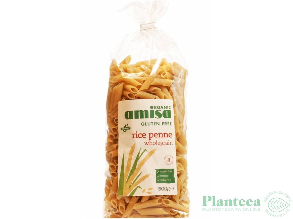 Paste penne orez integral eco 500g - AMISA