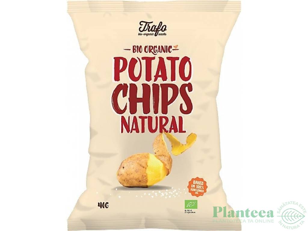 Chips cartofi natural eco 40g - TRAFO