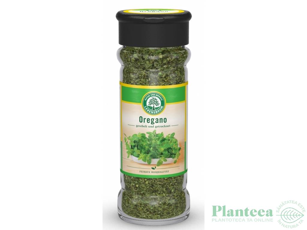 Condiment oregano tocat solnita sticla eco 10g - LEBENSBAUM