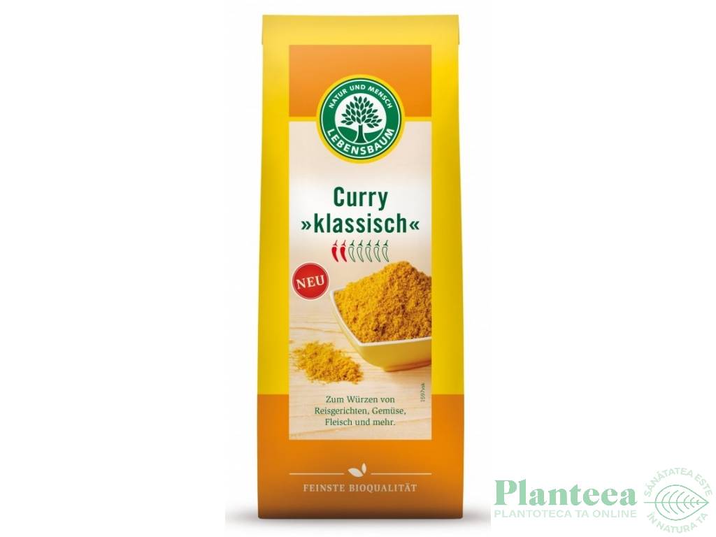 Condimente curry classic pulbere eco 50g - LEBENSBAUM