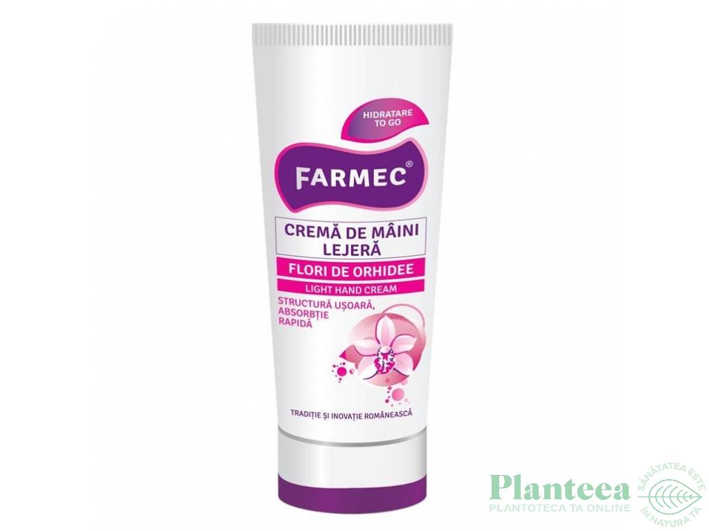 Crema maini lejera flori orhidee 100ml - FARMEC