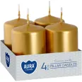 Lumanari ornamentale stalp 7h auriu 4b - BISPOL