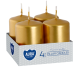 Lumanari ornamentale stalp 7h auriu 4b - AURA