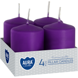 Lumanari ornamentale stalp 7h violet 4b - BISPOL