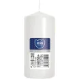 Lumanare ornamentala stalp 20h alb 160g - BISPOL
