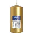 Lumanare ornamentala stalp 20h auriu 140g - BISPOL
