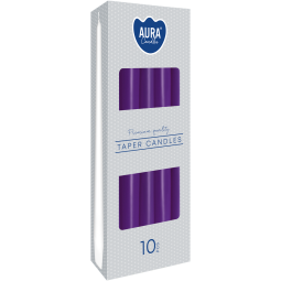 Lumanari ornamentale conice 7h violet 10b - BISPOL