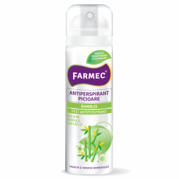 Spray antiperspirant picioare bambus 150ml - FARMEC