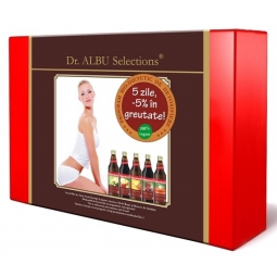 Kit 5 zile program dietetic detoxifiere 5x750ml - DR ALBU SELECTIONS