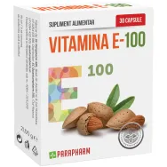 Vitamina E 100mg 30cps - PARAPHARM