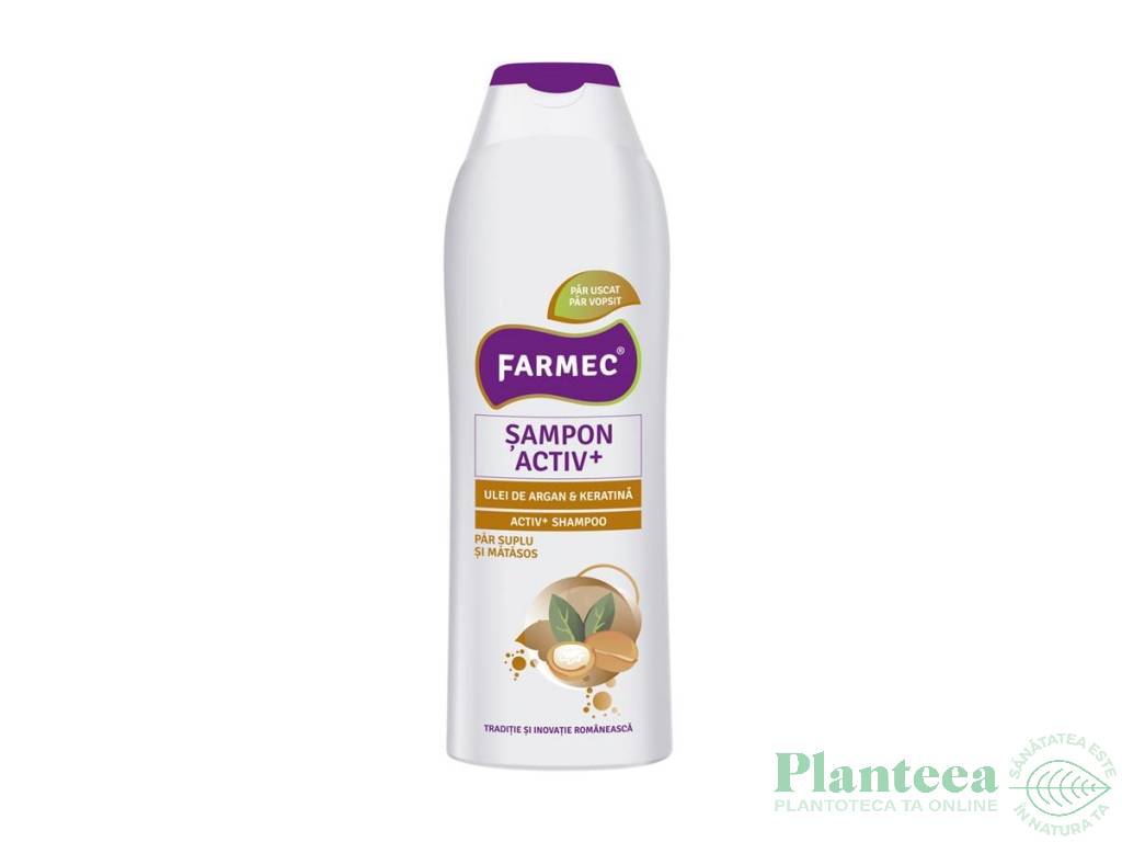 Sampon activ ulei argan cheratina 400ml - FARMEC