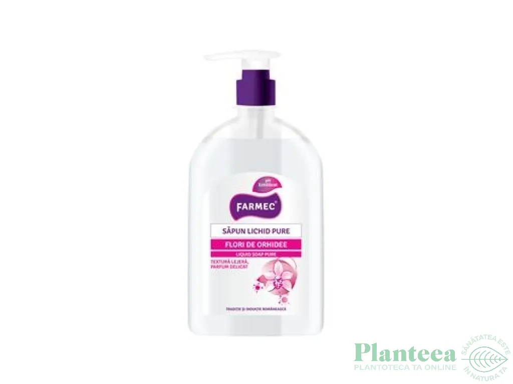 Sapun lichid maini flori orhidee Pure 500ml - FARMEC