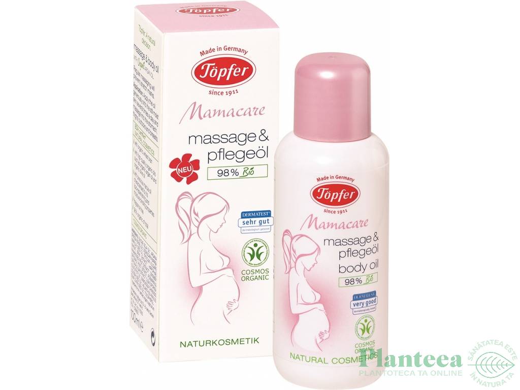 Ulei corp masaj MamaCare 100ml - TOPFER