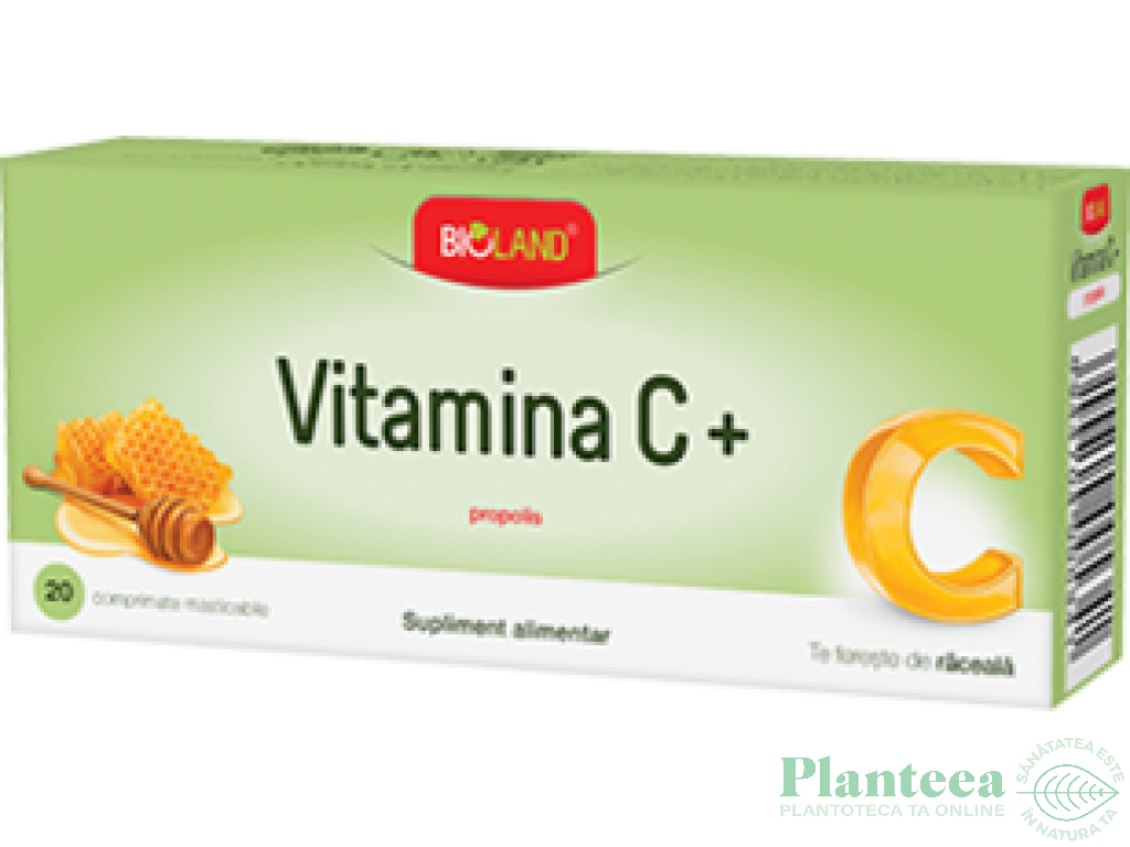 Vitamina C+ propolis 20cp - BIOLAND