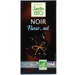 Ciocolata neagra 55% sare mare eco 100g - JARDIN BIO