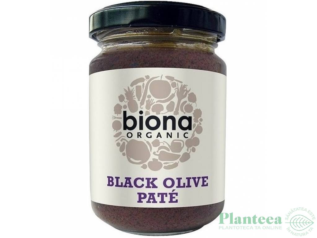 Pate vegetal masline negre 120g - BIONA