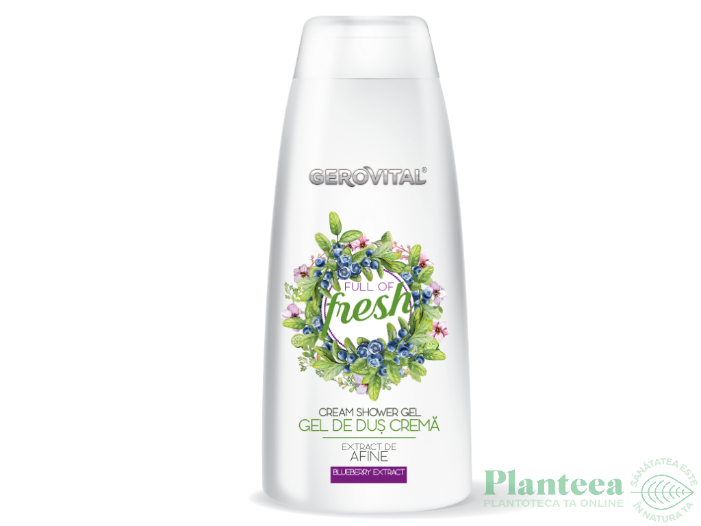 Gel dus crema afine Full of Fresh 250ml - GEROVITAL