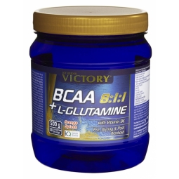 Pulbere BCAA 8:1:1 Lglutamina B6 500g - VICTORY ENDURANCE