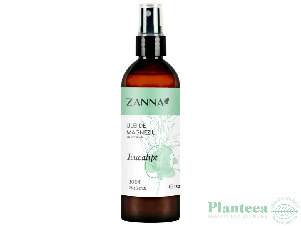 Ulei magneziu cu ulei esential eucalipt 150ml - ZANNA