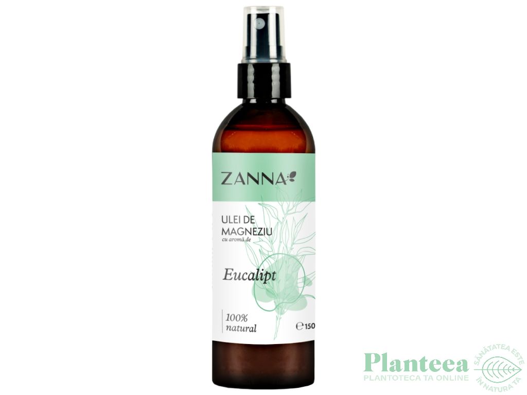 Ulei magneziu cu ulei esential eucalipt 150ml - ZANNA