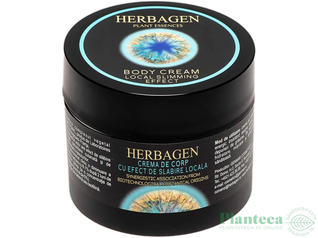 Crema corp slabire locala 200 g - HERBAGEN