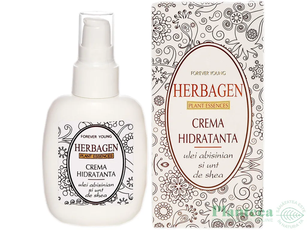 Crema hidratanta ulei abisinian unt shea 100g - HERBAGEN
