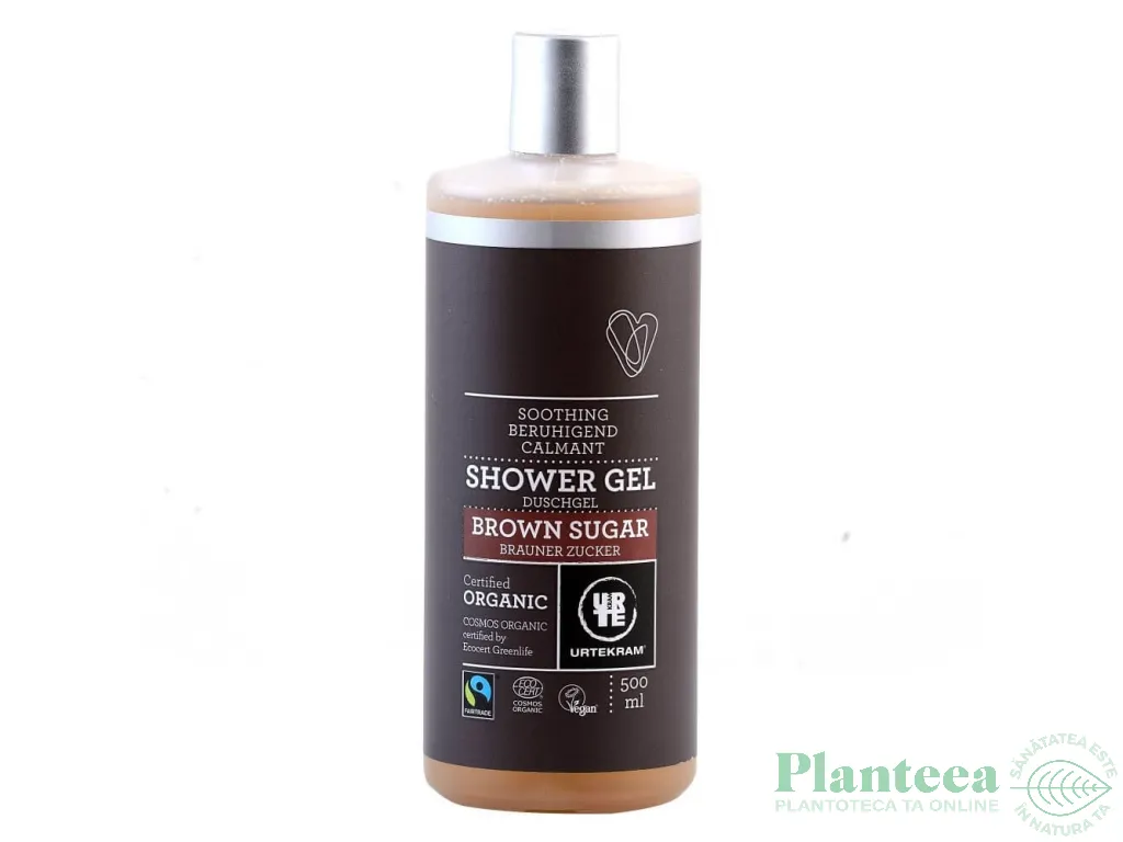 Gel dus calmant zahar brun 500ml - URTEKRAM