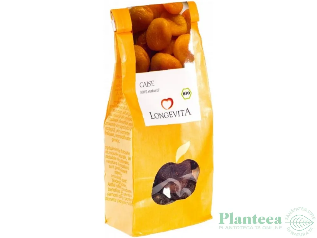 Caise uscate nesulfurate eco 150g - LONGEVITA