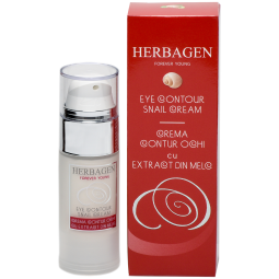 Crema contur ochi extract melc 30ml - HERBAGEN