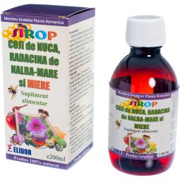 Sirop coji nuca nalba mare miere 200ml - ELIDOR