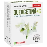 Quercetin vitamina C 30cps - PARAPHARM