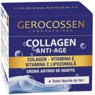 Crema noapte antirid toate tipurile ten Collagen AntiAge 50ml - GEROCOSSEN