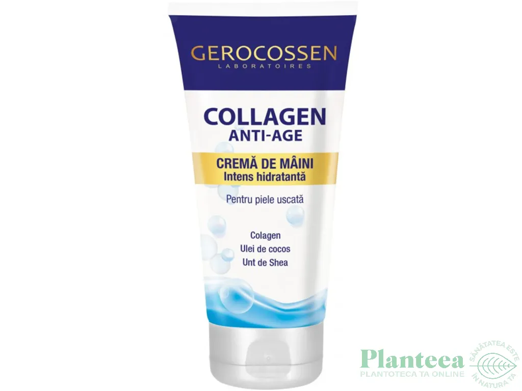 Crema maini ulei cocos shea Collagen AntiAge 75ml - GEROCOSSEN