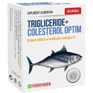 Trigliceride colesterol optim 30cps - PARAPHARM